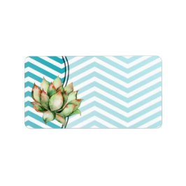 1.25"x2.75" Mailing-Adresse Rose Boho Cacti Cactus Adressaufkleber