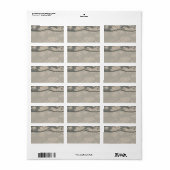 1.25"x2.75" Mailingadresse ARMY ACU Uniforme Camou Adressaufkleber (Vorne)