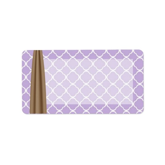 1.25"x2.75" Mailingadresse Mason Jar Flow Adressaufkleber (Vorne)