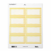 1.25"x2.75" Mailingadresse Sunset Powerlines (Vorne)