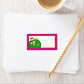 1.25"x2.75" Postadresse Candy Land Ice Cream Adressaufkleber (Insitu)