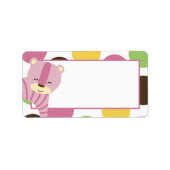 1.25"x2.75" Postadresse Jungle Queen Tiger Adressaufkleber (Vorne)