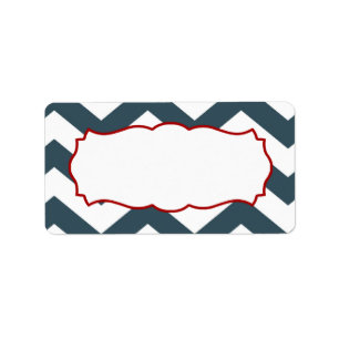 1.25"x2.75" Postadresse Nautical Anchor Compas Adressaufkleber