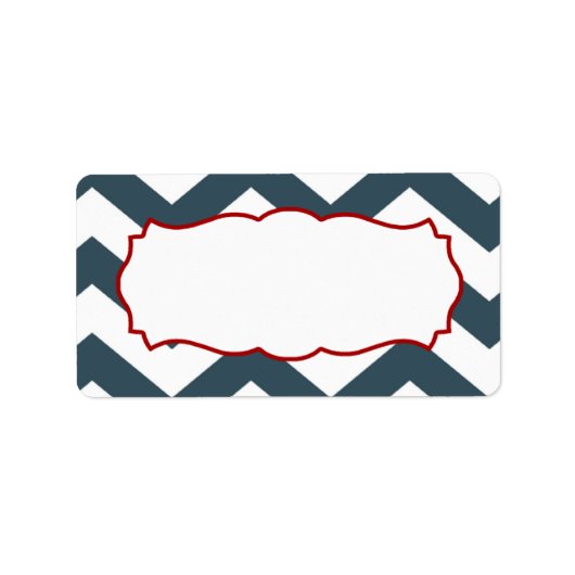 1.25"x2.75" Postadresse Nautical Anchor Compas Adressaufkleber (Vorne)