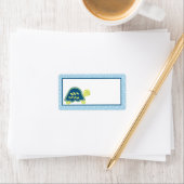 1.25"x2.75" Postadresse Sea Turtle Reef Ocean Adressaufkleber (Insitu)