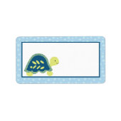 1.25"x2.75" Postadresse Sea Turtle Reef Ocean Adressaufkleber (Vorne)