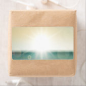 1.25"x2.75" Postadresse Sunset Beach (Insitu)