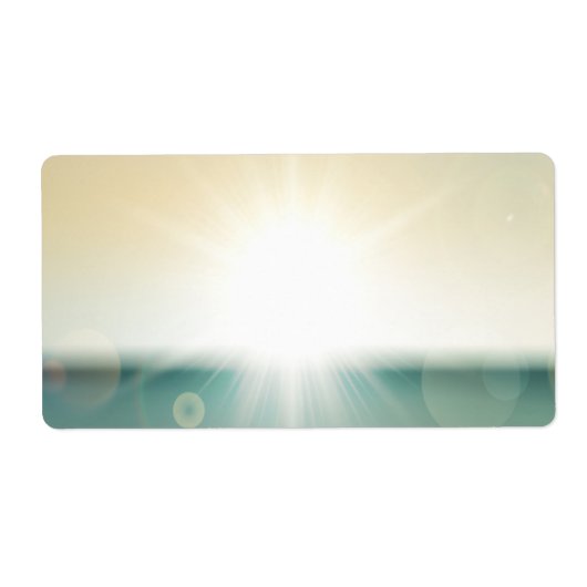 1.25"x2.75" Postadresse Sunset Beach (Vorne)
