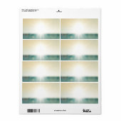 1.25"x2.75" Postadresse Sunset Beach (Vorne)
