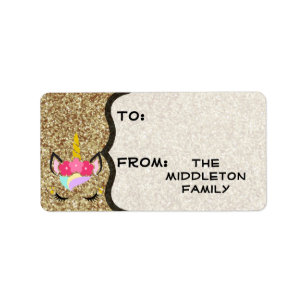 1.25"x2.75" Weihnachts-XMAS-Stick auf Geschenkmark Adressaufkleber