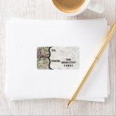 1.25"x2.75" Weihnachts-XMAS-Stick auf Geschenkmark Adressaufkleber (Insitu)