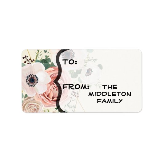 1.25"x2.75" Weihnachts-XMAS-Stick auf Geschenkmark Adressaufkleber (Vorne)