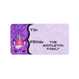 1.25"x2.75" Weihnachts-XMAS-Stick auf Geschenkmark Adressaufkleber