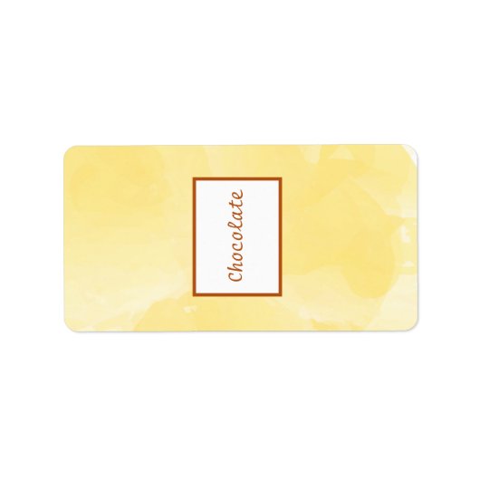 1,25" x 2,75" Hershey-Mustard-Poppy-Flowe Adressaufkleber (Vorne)