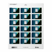 1,25" x 2,75" Hershey's Fireflies und Mason Jars Adressaufkleber (Vorne)