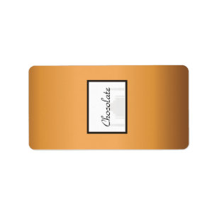1,25" x 2,75" Hershey's Taj Mahal Sunset Orange Ye Adressaufkleber