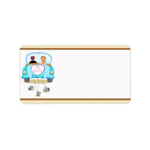 1,25" x 2,75" Mailing-Adresse got nur Verheiratet  Adressaufkleber