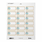 1,25" x 2,75" Mailing-Adresse got nur Verheiratet Adressaufkleber (Vorne)