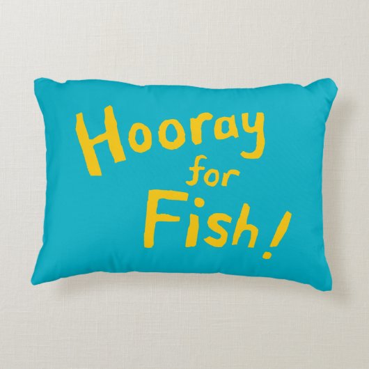 1, 2, 3 Fische mit kleinen Fischen und Korallen Zierkissen (Rückseite)