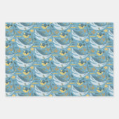 1. 2. 3. Geburtstag Baby Shark Ocean Sea Boys Geschenkpapier Set (Vorderseite 2)