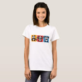 1-2-3 Gewichtshundertpanda T-Shirt (Vorne ganz)