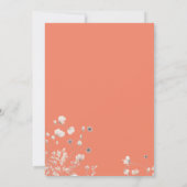 1, 2, 3 kleine Pumpkins Kinderdusche Einladung (Rückseite)