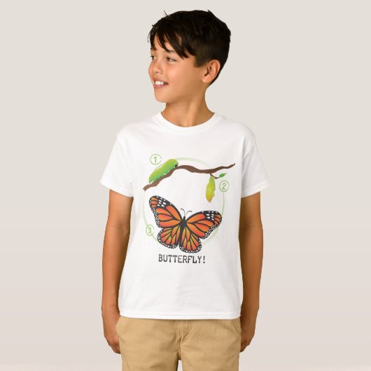 1-2-3 Schmetterling! T-Shirt (Vorne ganz)