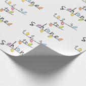 1, 2, 3.. Shine Baby Geschenkpapier (Ecke)