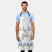 1, 2, 3.. Shine Baby Schürze (Getragen)