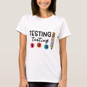 1 2 3 Shirt-Testkoordinator Lehrer T-Shirt