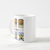 1 2 3 Test Day Shirt Test Day Teacher Test Kaffeetasse (Vorderseite Links)