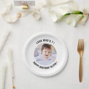 1. 2. 4. 5. 6. 7. 10. 20. Geburtstag Pappteller