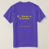 1-2 Jahresjubiläum der Saison T-Shirt (Design Rückseite)