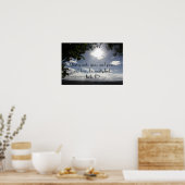 1:2 Plakat "Peace and Liebe bible verse Jubel" (Küche)