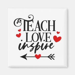 1/2 Teach Love Inspire Shirt kindergarten teachers Magnet