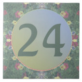 (1-2 Ziffern) Hausnummer Fliese (Vorderseite)