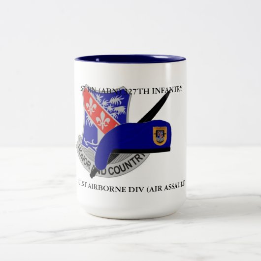 1. 327. INFANTERIE-TASSE DER BN-(ABN) ZWEIFARBIGE TASSE (Mittel)
