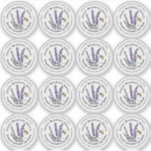 1,33" Lip Balm 0,5 oz Metallbehältnis-Etikett Aufkleber (Vorderseite)