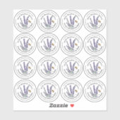 1,33" Lip Balm 0,5 oz Metallbehältnis-Etikett Aufkleber (Blatt)