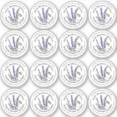 1,33" Lip Balm 0,5 oz Metallbehältnis-Etikett Aufkleber (Vorderseite)