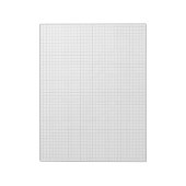 1/4 in Large Graph Paper Note Pad (Grid / Squares) Notizblock (Rotiert)