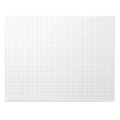 1/4 in Large Graph Paper Note Pad (Grid / Squares) Notizblock (Vorderseite)