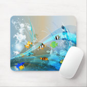 1-4 Mousepad-Bildoptionen unter Wasser Mousepad (Mit Mouse)