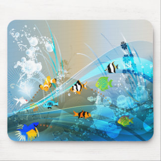 1-4 Mousepad-Bildoptionen unter Wasser Mousepad