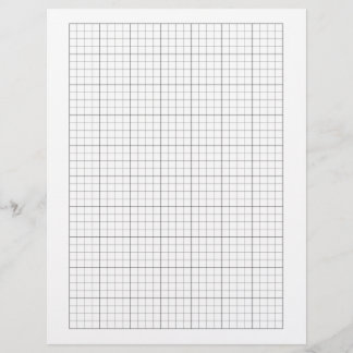 1/4 Zoll Graph Paper (4 Quadrate pro Zoll) - Schwa Briefbogen