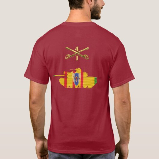 1/4th Shirt der Kavallerie-VSR M48A3 Patton (Rückseite)