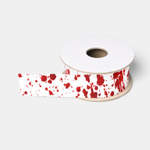 1.5" Grosgetreide Ribbon Spritzer Vampire Gothi Ripsband