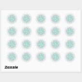 1,5 IN. SNOWFLAKE STICKER (Blatt)