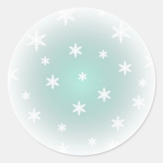1,5 IN. SNOWFLAKE STICKER (Vorderseite)