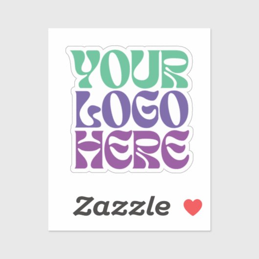 1,5" Logo-Aufkleber mit klarer Ausschneidung Aufkleber (Blatt)